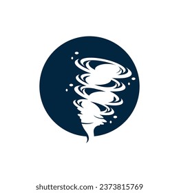 Tornado logo symbol vector illustration design