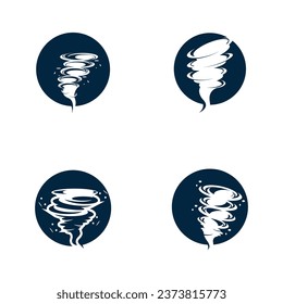 Tornado logo symbol vector illustration design