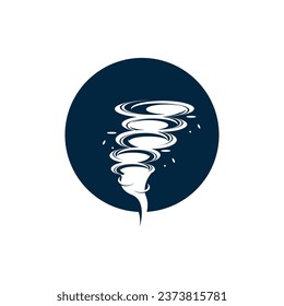 Símbolo de tornado diseño de ilustración vectorial