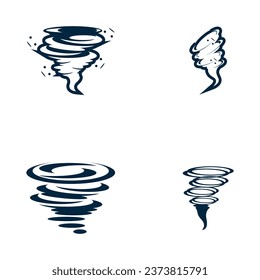 Tornado logo symbol vector illustration design