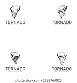 Tornado logo symbol vector illustration design