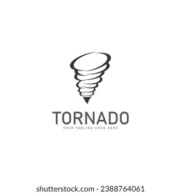 Tornado logo symbol vector illustration design