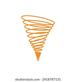 Tornado logo symbol vector illustration design
