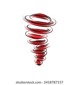Tornado logo symbol vector illustration design
