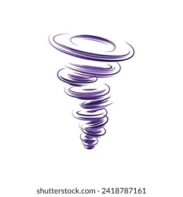 Tornado logo symbol vector illustration design