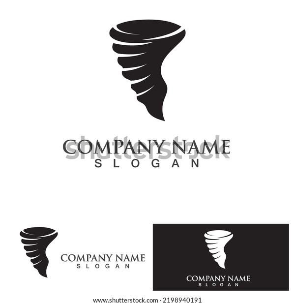 Tornado Logo Symbol Vector Illustration Design Stock Vector (Royalty ...