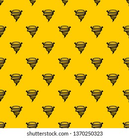 Tornado pattern seamless vector repeat geometric yellow for any design