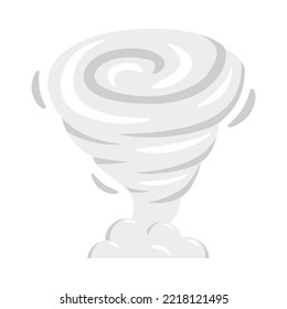 Ilustración del icono del símbolo del tornado Emoji. Símbolo del vector ciclón Emoticon Diseño Clip Art Signo Comic Estilo.