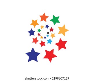 Tornado of Stars logo vector design