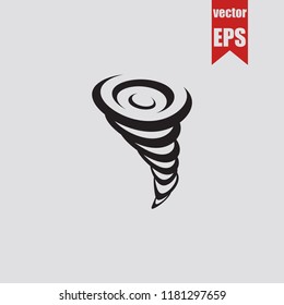 Tornado storm icon.Vector illustration.
