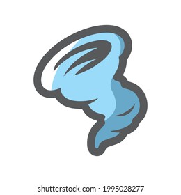 Icono del vector Tornado Storm de Tornado Icono de Caricatura.