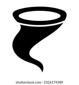Tornado Vector Glyph Icon For Personal And Commercial Use.
