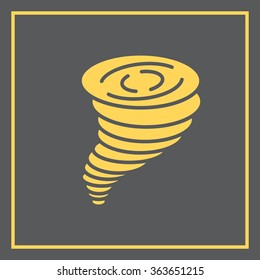 Tornado, vector icon