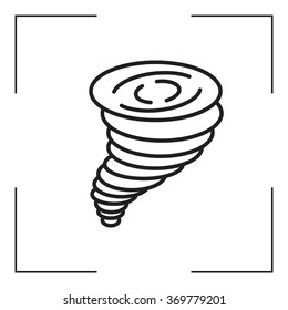 Tornado, vector icon