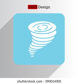 Tornado, vector icon