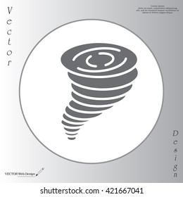 Tornado, vector icon