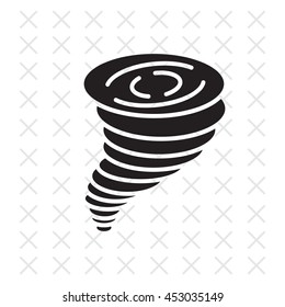 Tornado, vector icon