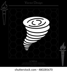 Tornado, vector icon