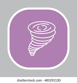 Tornado, vector icon