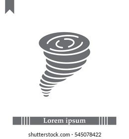 Tornado, vector icon