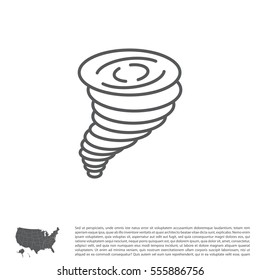 Tornado, Vector Icon