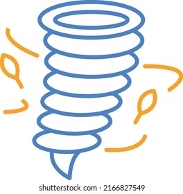 Tornado vector icon. Can be used for printing, mobile and web applications.