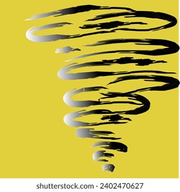 ícono de vector de tornado de mi propio diseño
