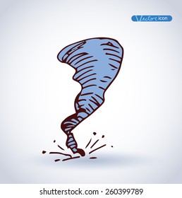  Tornado, vector icon, Weather Icons. vector illustration.