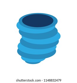 Tornado Weather Logo Icon Design
