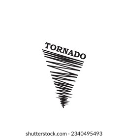 DISEÑO DE SÍMBOLO DE ILUSTRACIÓN DE VÉNCULOS TORNADO WIND