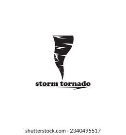 DISEÑO DE SÍMBOLO DE ILUSTRACIÓN DE VÉNCULOS TORNADO WIND