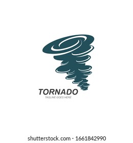 Tornado Logo Storm Icon Vector Illustration Stock Vector (Royalty Free ...