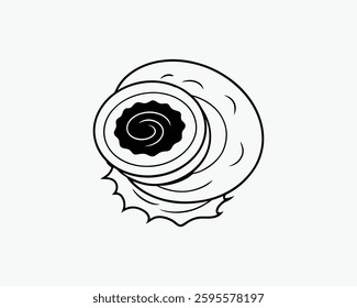 tornadoes linear design and vector illustration isolate on a white background