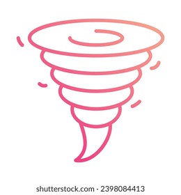 Tornnado icon vector stock illustration