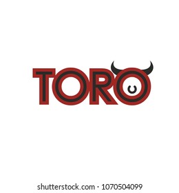 Toro . Template for logo.