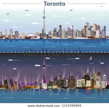 Similar – Foto Bild #A# Big Toronto Stadt