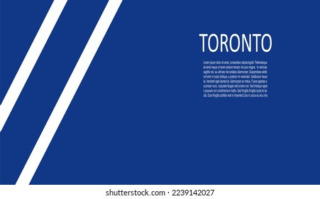 Toronto Maple Leafs ice hockey team uniform colors. Template for presentation or infographics.