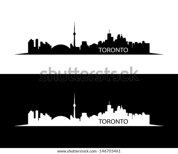 Toronto Skyline Vector Illustration Stock Vector (Royalty Free) 146703461