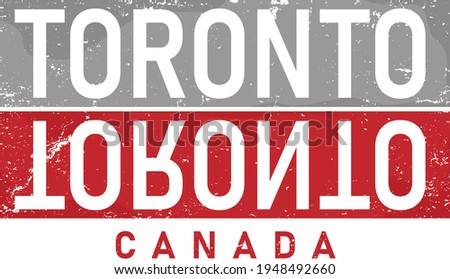 Toronto typography design vector, for t-shirt, poster and other uses