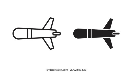 Torpedosymbol für Webdesign, mobile Apps