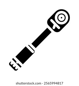 torque wrench car repair tool glyph icon vector. torque wrench car repair tool sign. isolated symbol illustration