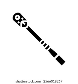 torque wrench car repair tool glyph icon vector. torque wrench car repair tool sign. isolated symbol illustration