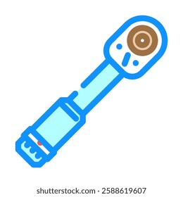 torque wrench car repair tool color icon vector. torque wrench car repair tool sign. isolated symbol illustration