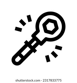 torque wrench icon for your website, mobile, presentation, and logo design.