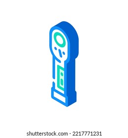 torque wrench isometric icon vector. torque wrench sign. isolated symbol illustration