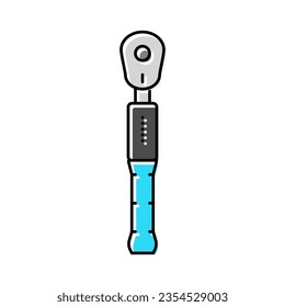 torque wrench tool color icon vector. torque wrench tool sign. isolated symbol illustration