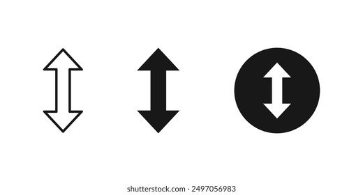 Torrent icon in trendy flat style. Arrow sign and symbol. Arrow icon collection.