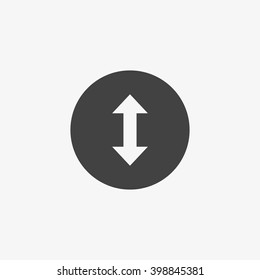 Torrent Icon in trendy flat style isolated on grey background. Arrow symbol for your web design. Vector illustration, EPS10.