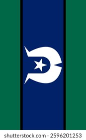 Torres Strait Islander Vertical Flag, Vertical Flag Torres Strait Islander