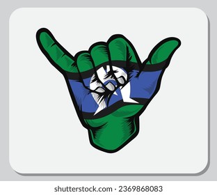 Torres Strait Islands Shaka Hand Good Vibes Flag